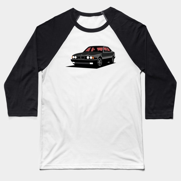 German Sedan Baseball T-Shirt by TheArchitectsGarage